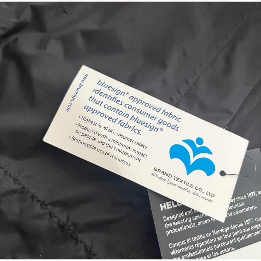 Helly Hansen Loke 2.0 Waterproof Rain Jacket Black NWT Hiking Outdoor Size Small - Picture 12 of 12